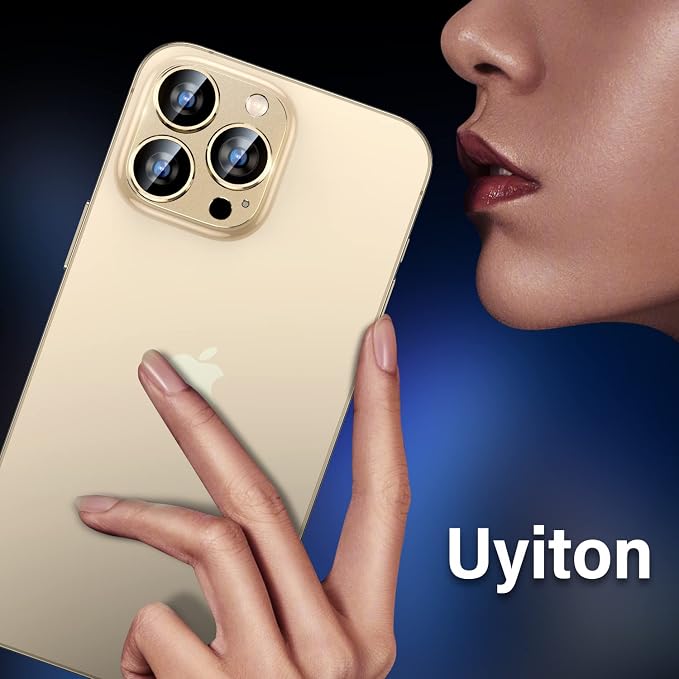 Uyiton for iPhone 14 Pro/iPhone 14 Pro Max Camera Lens Protector, 9H Tempered - Image 6