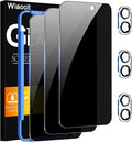 Wiaocit 3 Pack Tempered Glass Privacy Screen Protector by Wiaocit