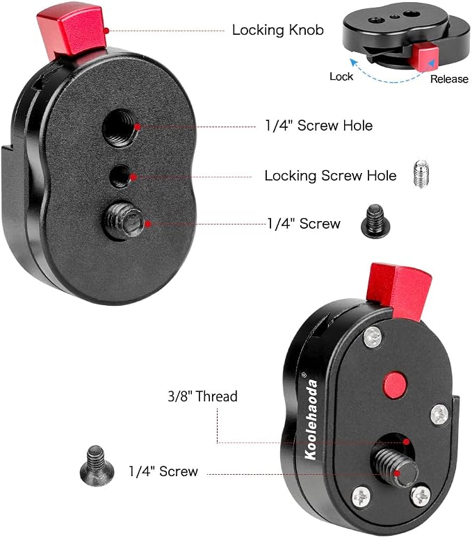 Koolehaoda Mini Quick Release Plate System - Image 2