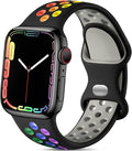 Lerobo Compatible with Apple Watch Bands 41mm 40mm 38mm 42mm, Soft Silicone by Lerobo