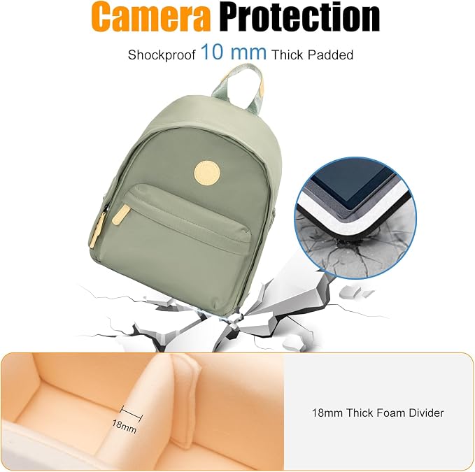 Cwatcun Camera Backpack Bag Small - Image 6