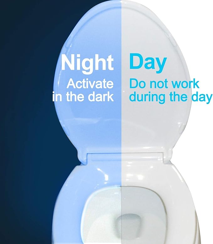 The Original Toilet Night Light Gadget, Fun Bathroom Lighting Add on Toilet - Image 2