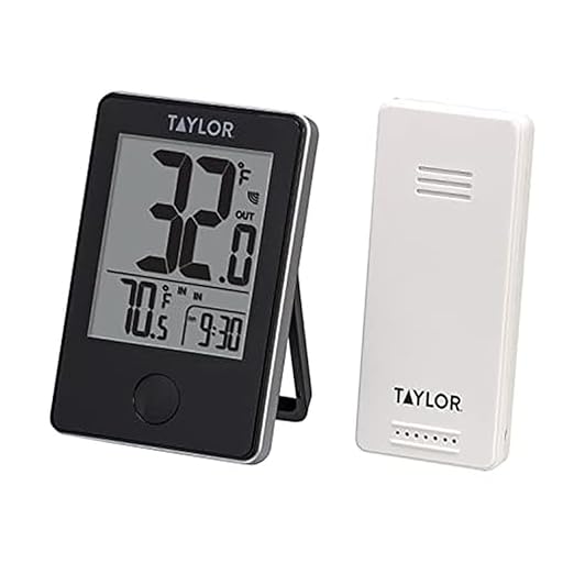 Taylor Wireless Digital Indoor Outdoor Thermometer, and Indoor Areas by Taylor