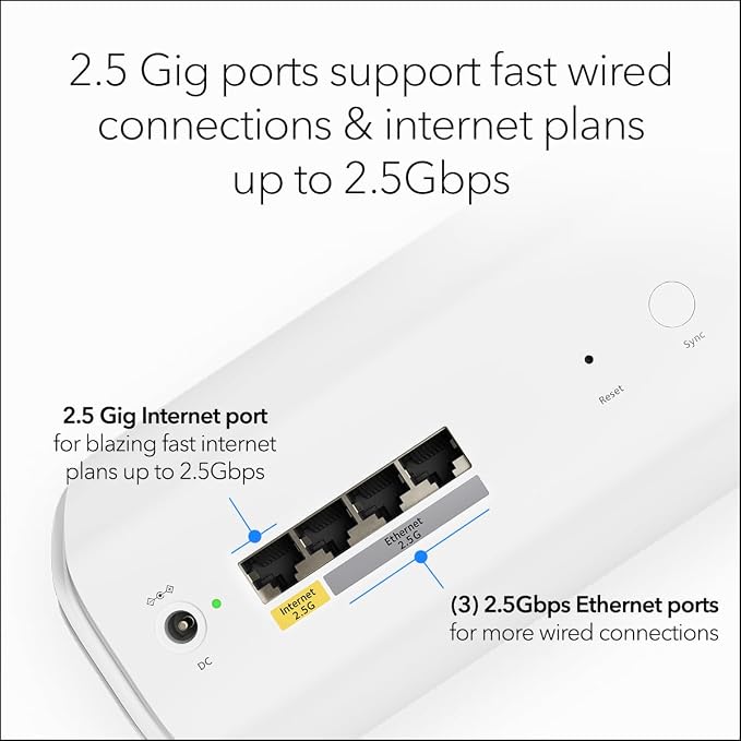 NETGEAR Orbi Tri-Band WiFi 7 Mesh Network System - Image 6