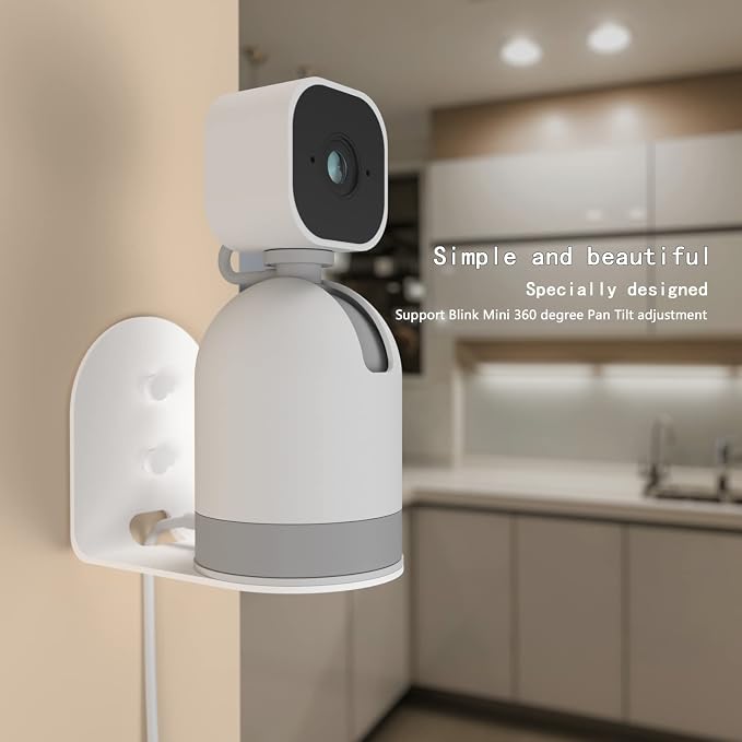 Zwolf Metal Wall Mount for Blink Mini Pan Tilt Camera, Provide Better Viewing - Image 3