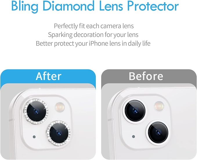 Bling Diamond Individual Camera Lens Protector - Image 3
