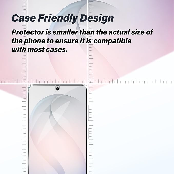 BIGFACE Galaxy S26 Tempered Glass Screen Protector + Camera Lens Protector - Image 5