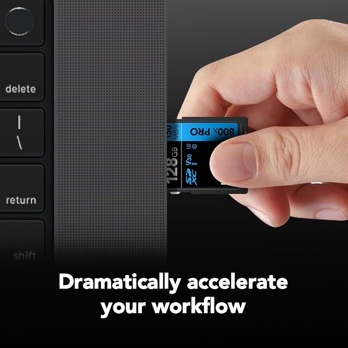 Lexar 128GB High-Performance 800x PRO SD Card, - Image 5