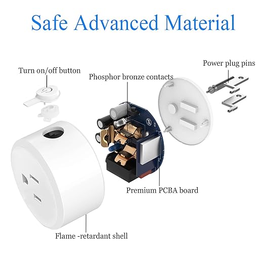 Smart Plug, ZigBee Switch Mini Smart Outlet Works - Image 3