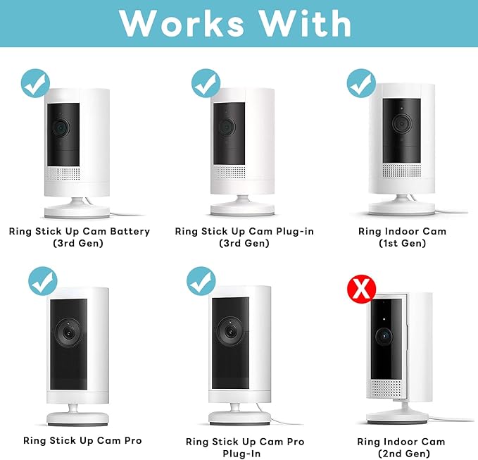 2 Pack Ring Camera Mount Bracket - Image 2