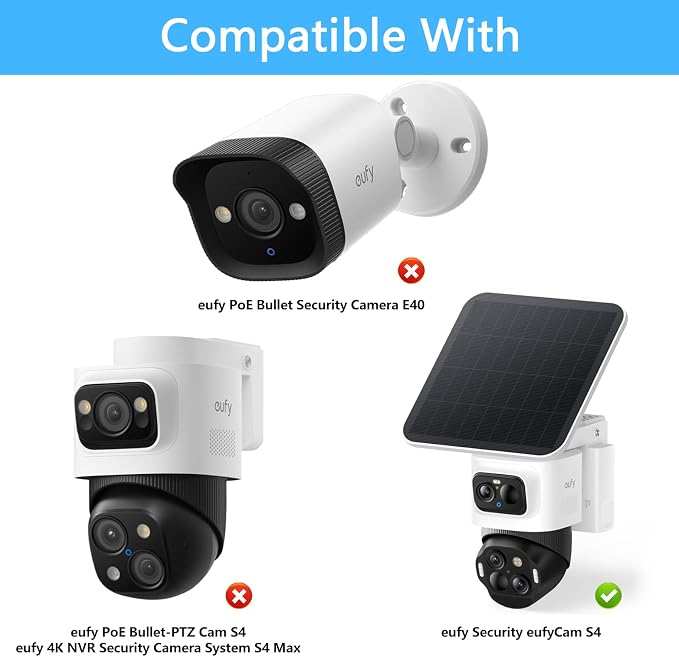 HOLACA Sun Rain Shade Cover for eufy Security eufyCam S4 Only - Image 6