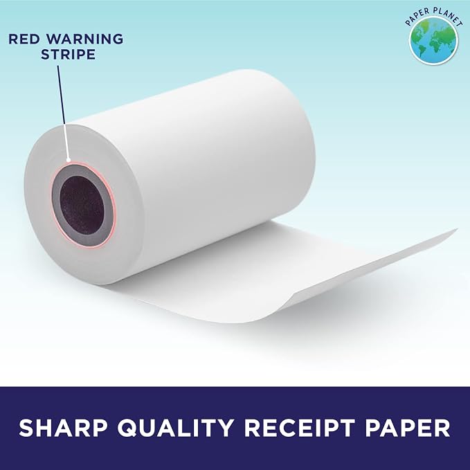 Thermal Receipt Printer Paper for Square Terminal by Paper Planet | 30 Rolls | - Image 4
