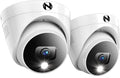 Night Owl Add On Wired 2K HD Indoor/Outdoor Deterrence Dome Cameras by NightOwl