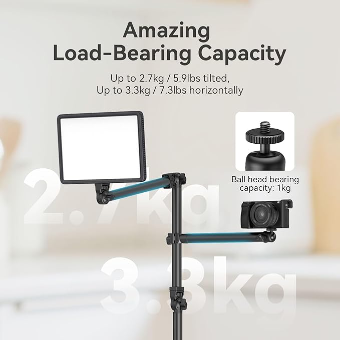 SMALLRIG Overhead Camera Mount, Camera Desk Mount Stand - Image 6