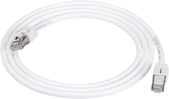 Amazon Basics RJ45 Cat 7 Ethernet Patch Cable, 10Gbps High-Speed, by AmazonBasics
