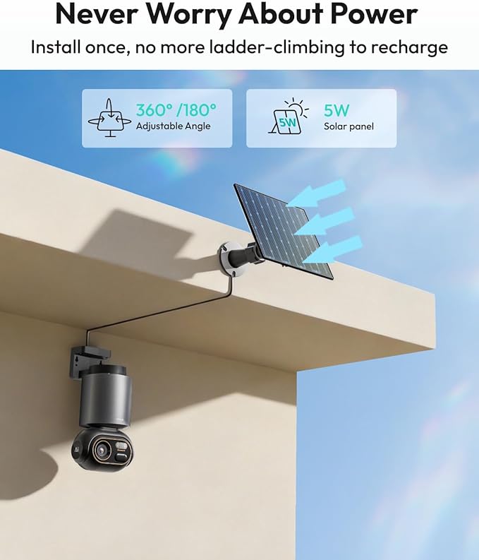 BOTSLAB Security Cameras Wireless Outdoor, 2 Cam-Kit, 4K Color Night Vision - Image 6