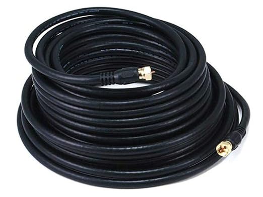 Monoprice 103034 RG6 Quad Shield CL2 Coaxial Cable by Monoprice