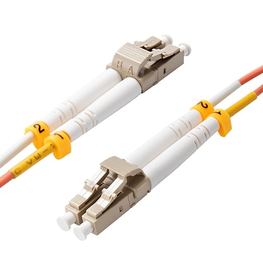 20m OM2 LC to LC Fiber Patch Cable, 1G/10GB 50/125um Multimode Fiber Optic - Image 4
