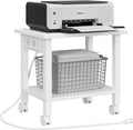 TUTOTAK 2 Tier Printer Stand, Rolling Printer Cart by ChoosetutotakFurnitureBuildYourCozyHome