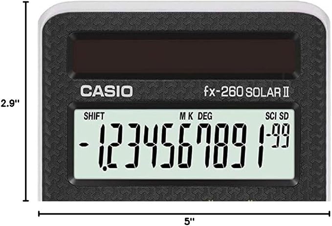 Casio fx-260 Solar II Scientific Calculator | 10-Digit Display | Fraction & - Image 8