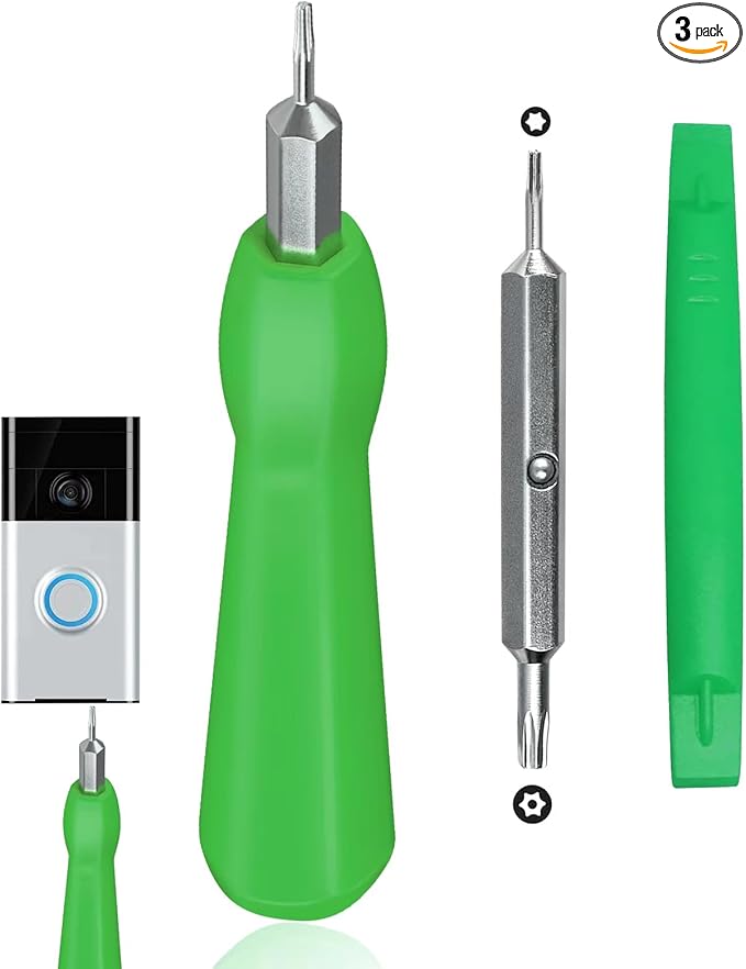 Video Screwdriver Bit Set for Battery and Wifi Access by HAO+HELPER