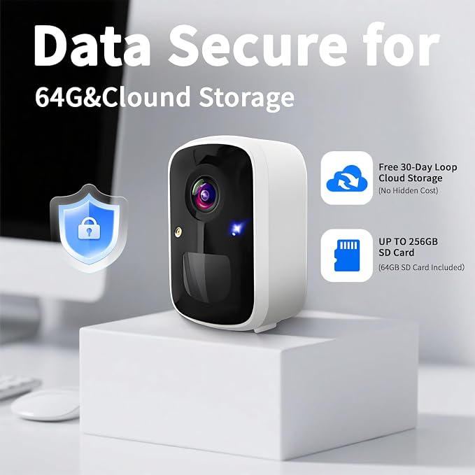 Goalake 2026 Upgraded Wireless Security Camera 5MP 2.5K, Battery Powered - Image 6