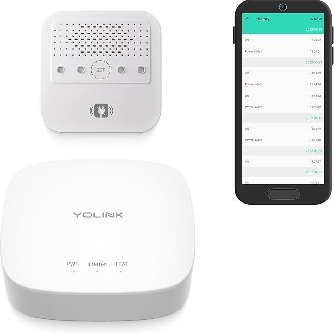 YoLink Smart Power Fail Alarm & Hub Kit, Smart Home Starter Kit by YoLink