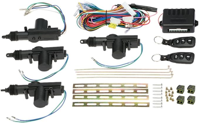 Geevorks Universal Car Keyless Entry System Kit, Central Locking System Car - Image 2
