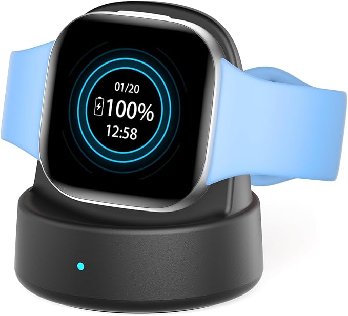 Charger Dock for Fitbit Sense/Sense 2/Versa 3/Versa 4, Magnetic Watch Charger - Image 8