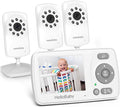 HelloBaby Monitor with 3 Cameras, 2.4'' Portable Travel Screen Baby Monitor No by HelloBaby