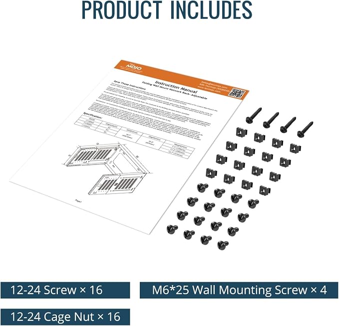 Tecmojo 8U Wall Mount Network Rack, Fits Shallow IT Equipments, 110 lbs Capacity - Image 7