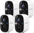 Dzees 2K Security Cameras Wireless Outdoor, Battery Powered AI Motion Detection by Dzees