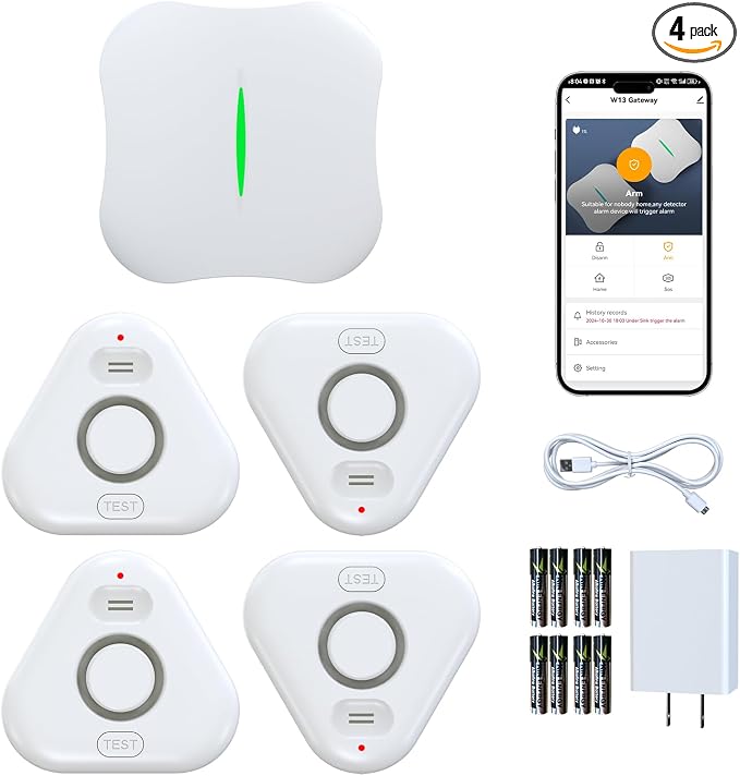 Smart Water Leak Detectors for Home WiFi by stechro