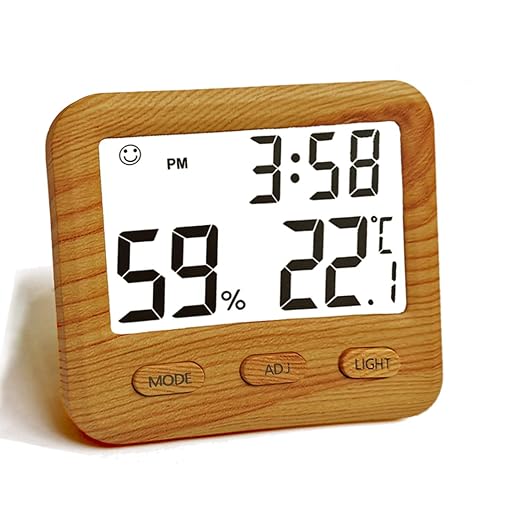 Digital Hygrometer Indoor Thermometer, Temperature Humidity Gauge by natome