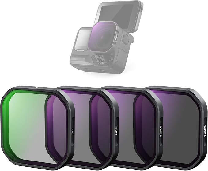 NEEWER 4 Pack ND & Polarizer Filters Compatible by Neewer