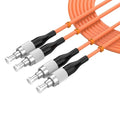 FC/UPC to FC/UPC Fiber Patch Cable, 5M/16.4FT OM1 Multimode Duplex 62.5/125µm by lidkew
