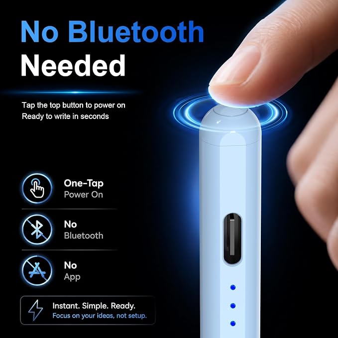 HATOKU Stylus Pen for iPad 2018-2026, 15 Min Fast Charge iPad Pencil 1st Gen - Image 6