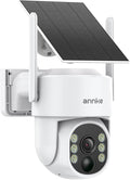 ANNKE Solar Security Camera Wireless Outdoor, 2.5K Dome Camera by ANNKE