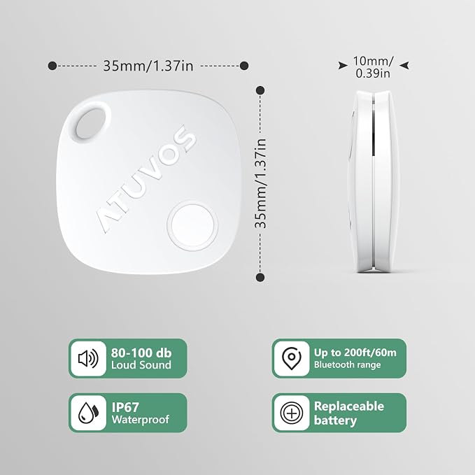 ATUVOS Air Tracker Tag-1 Pack, Keys Finder and Item Locator - Image 8