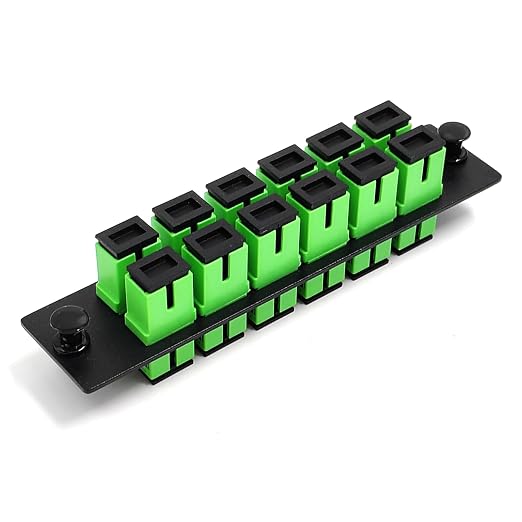 2-Pack 12 Simplex SCAPC Fiber Patch Panel - Image 8