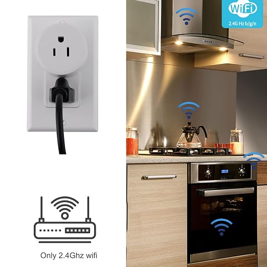 Mini WiFi Smart Plug Outlet Voice Remtoe Control - Image 4