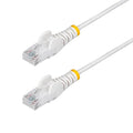 StarTech.com 5ft White Slim CAT6 Ethernet Cable, Snagless RJ45, 28AWG Bare by StarTech