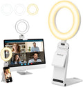 Ring Light for Laptop Desk Clip On, Small Computer Video Conference Lighting by Evershop