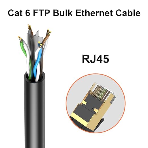 Cat6 Ethernet Cable 1200ft Bulk, Outdoor/Indoor 26awg UTP Network Wire - Image 6