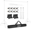 EMART Backdrop Stand 10x10ft Photo Studio Adjustable Background Stand Support by EMART