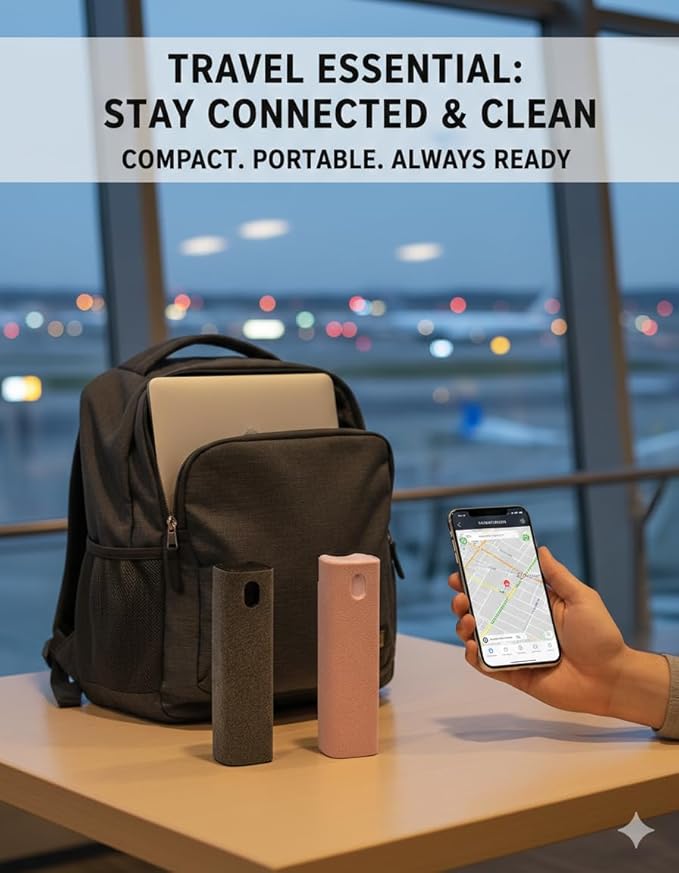 Car Screen Cleaner Spray and Wipe Touch Screen Cleaner - Image 2