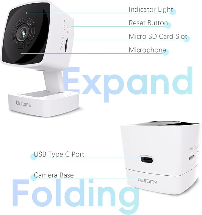 blurams Window Cameras for Home Security 5G&2.4G, 2K Security Camera Indoor - Image 8