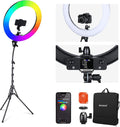 NEEWER 18 Inch RGB LED Ring Light APP Control by Neewer