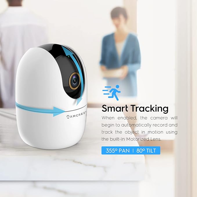 Amcrest 4MP WiFi Camera Indoor Camera, Sound & Baby Monitor, Human & Pet - Image 3