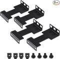 2 Pcs Server Rack Depth Extender, 1U Recessed Rack Extender Deep Mount Adapter by Aiwaiufu